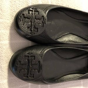 Tory Burch Black ballet flats new no box size 5.5